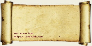 Bojana Adamović vizit kartica